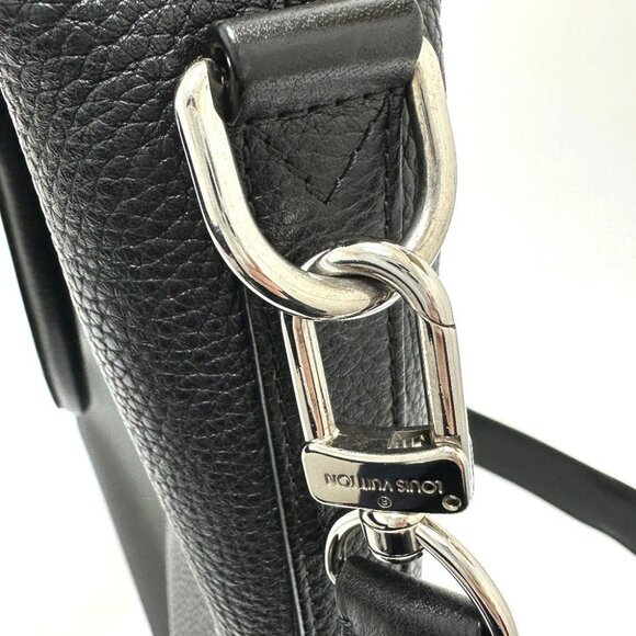 LOUIS VUITTON M94476 Greenwich Bag Tote Bag Taurillon ClemenceLeather Black - Picture 8 of 16
